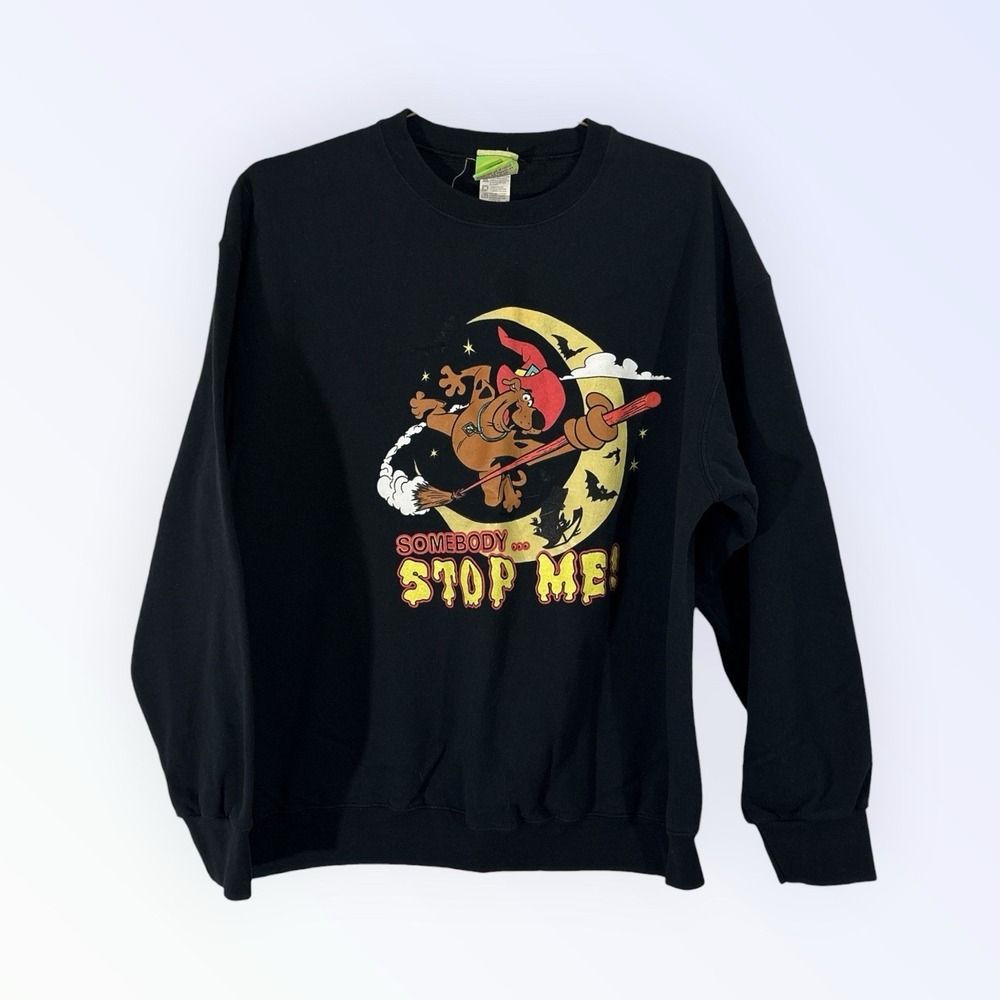 VINTAGE 90s SCOOBY- DOO SWEATSHIRT CARTOON NETWORK ADULT XL